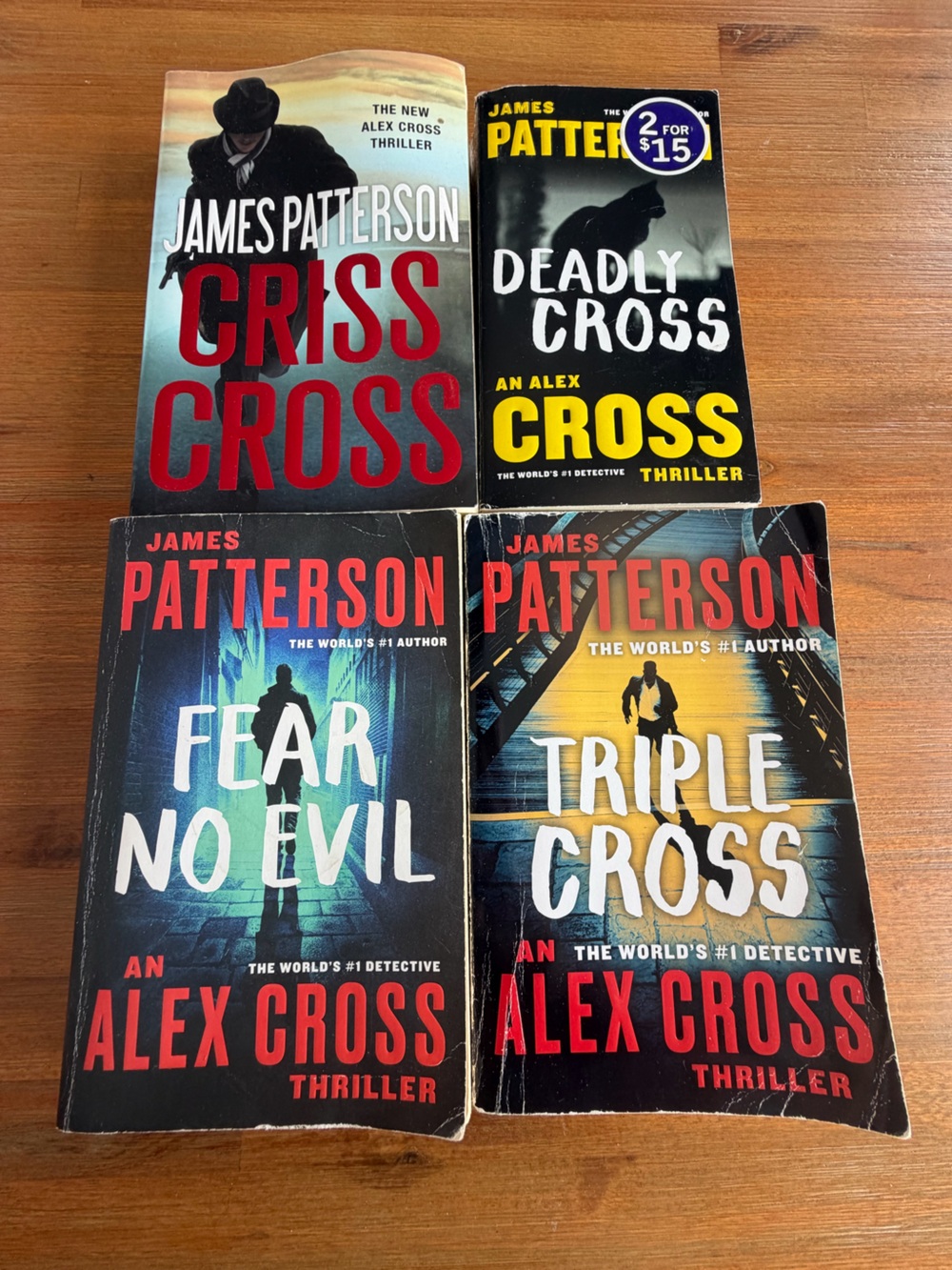 James Patterson Alex Cross Series - 4 Books - other Cross books available